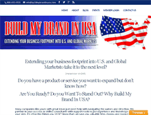 Tablet Screenshot of buildmybrandinusa.com
